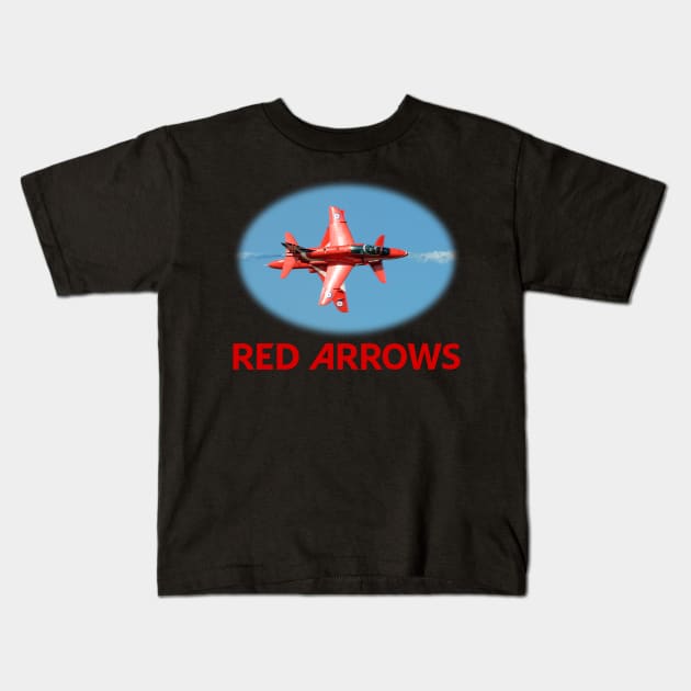 Red Arrows - Opposition Pass Kids T-Shirt by SteveHClark